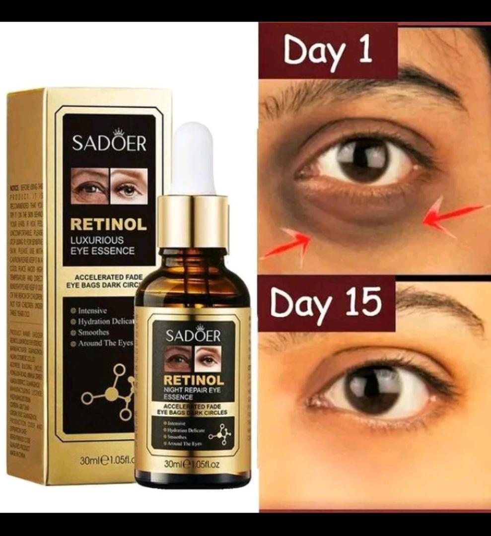 Retinolt Eye Dark Circles Remover Eye Bags Anti-Wrinkle Firmness Whitening Under Eyes Serum Beauty Health Skin Care Product - SADOER -