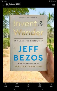 Invent and Wander: The Collected Writings of Jeff Bezos, with an Introduction by Walter Isaacson
Book by Jeff Bezos