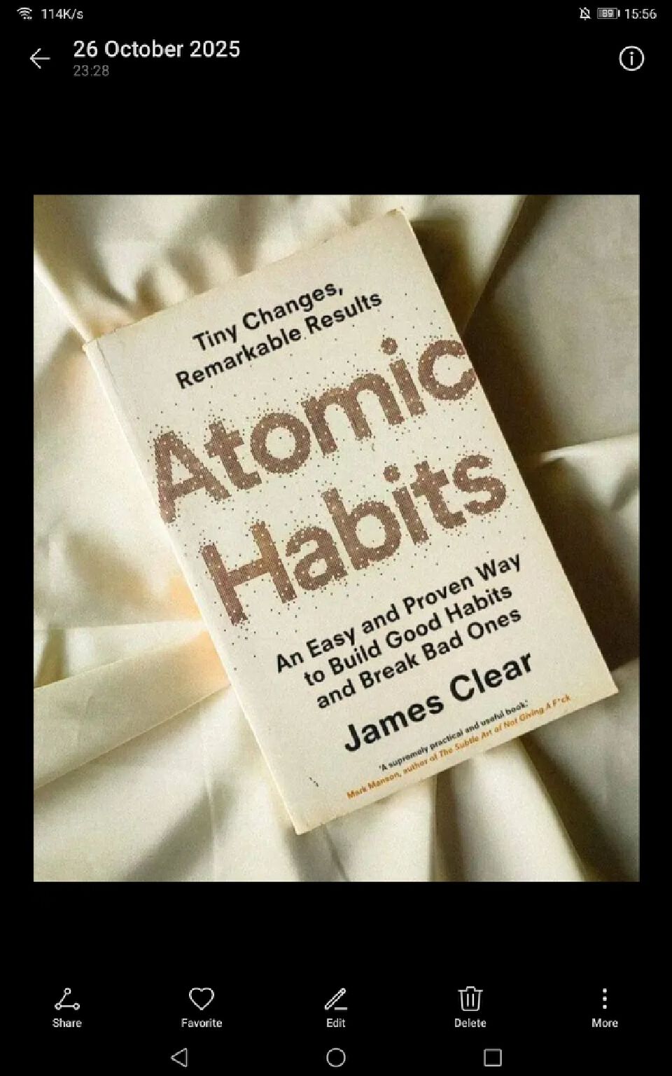 Atomic Habits
Book by James Clear