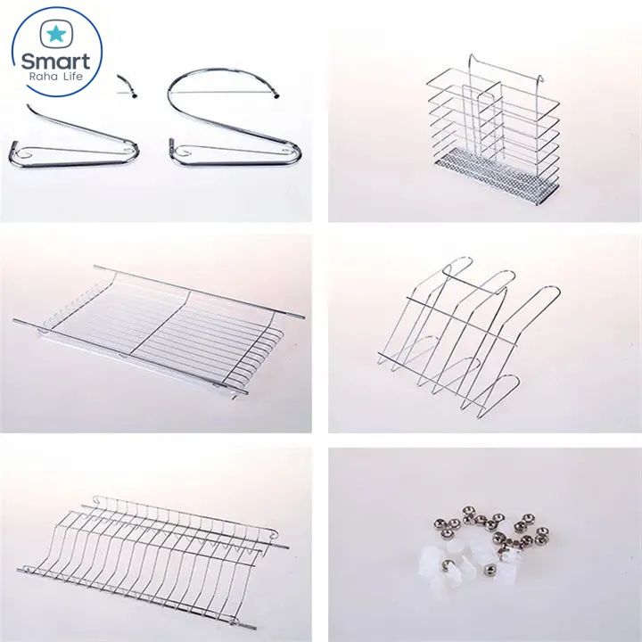 【Promotion 】Smartrahalife 16 18 20 Inch Multi-Layer Dish Drain Rack | Stainless Steel Utensil & Kitchen Tools Storage Organizer | Drying Rack for Sink Counter | Space Saving & Rust-Resistant