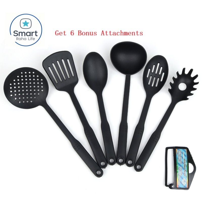 【Promotion】RahaLife 20PCS Aluminium Cookware Set Sufuria 7pcs pots+7pcs lids Cooking Pots (16cm/18cm/20cm/22cm/24cm/ 26cm/28cm) with 6pcs Accessories