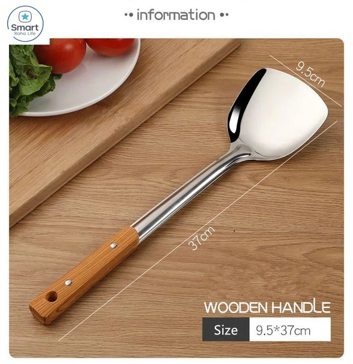 【Promotion】RahaLife 6PCS Kitchen Utensil Set Non-Stick & Heat Resistant Spatula, Spoon, Strainer & Filter Cooking Essential for Non-Scratch Use Easy Clean & Dishwasher Safe