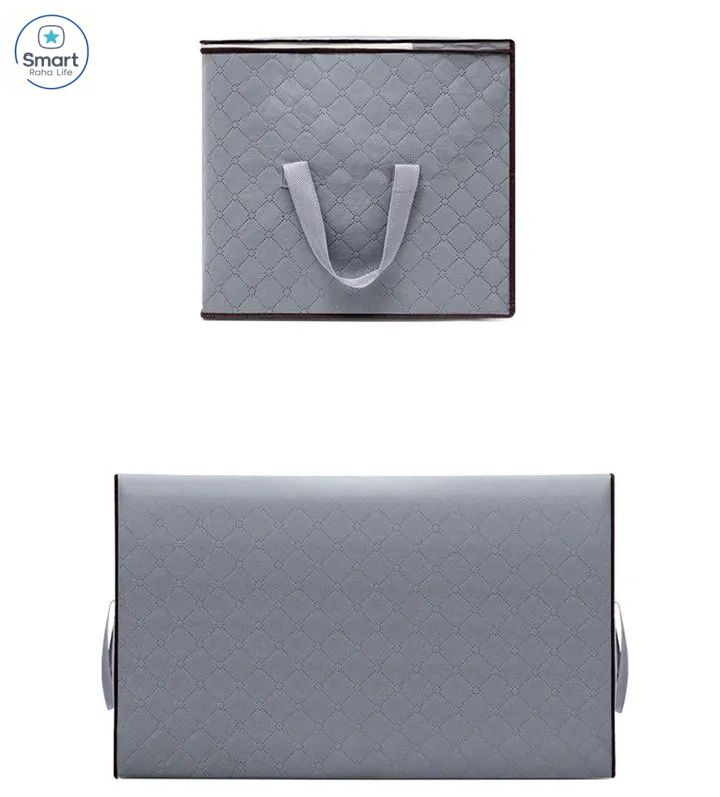 【Promotion】RahaLife Extra Large Storage Bags Moisture-Proof Non-Woven Fabric Perfect for Quilt, Duvet & Seasonal Clothes 50×50×35cm 70×50×30cm Keep Your Home Neat & Dry