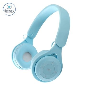 【Promotion】RahaLife Y08 Macaron Color Bluetooth Headphones Wireless Foldable Headset with Microphone Stereo Bass for Gaming & Sport Comfortable Headband for Mobile Tablet Perfect Gift Long Battery