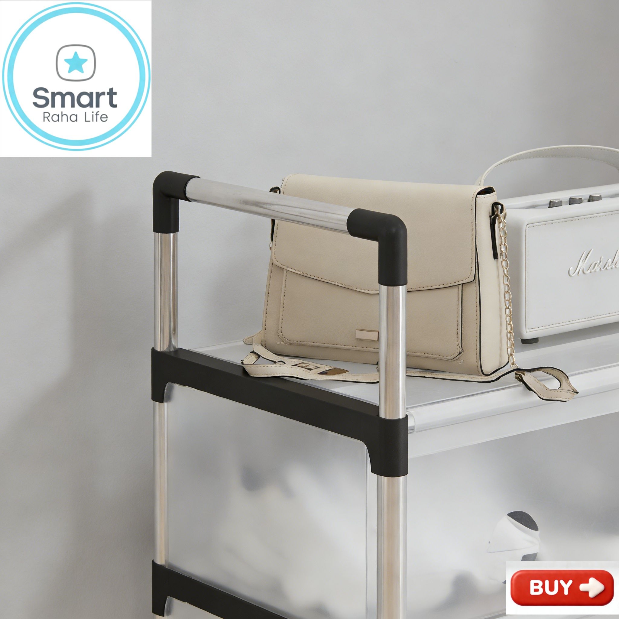 【Promotion】RahaLife  7 Layer Shoes Rack Upgraded Organizer Dustproof Household Doorstep Shoes DIY Storage Shelf Assembly Large Capacity Shoes Cabinet