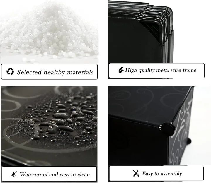 【Promotion】RahaLife Full-Depth 55CM Portable Wardrobe Closet with 12 Grids & 3 Columns All-in-One Storage for Clothes Shoes Books and Toys Space-Saving Organizer