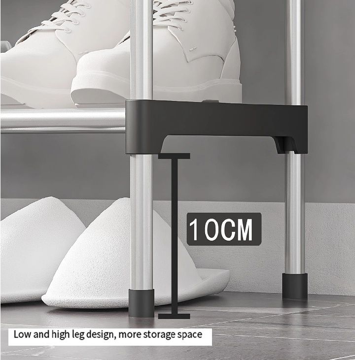 【Promotion】Smartrahalife 7 Layer Shoe Rack Assemble Shoe Shelf Storage Organizer Multifunctional Small Furniture for Entryway Closet, Dorm Space Saving Design Sturdy Portable