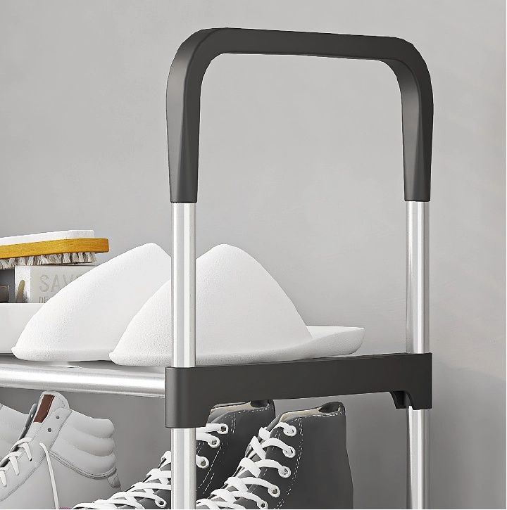 【Promotion】Smartrahalife 7 Layer Shoe Rack Assemble Shoe Shelf Storage Organizer Multifunctional Small Furniture for Entryway Closet, Dorm Space Saving Design Sturdy Portable