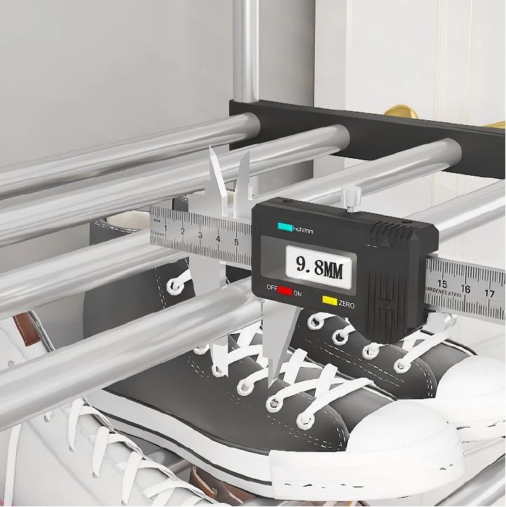 【Promotion】Smartrahalife 7 Layer Shoe Rack Assemble Shoe Shelf Storage Organizer Multifunctional Small Furniture for Entryway Closet, Dorm Space Saving Design Sturdy Portable