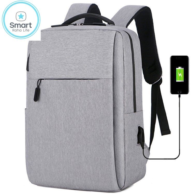 Smartrahalife 16 Inch Laptop Backpack with USB Charging Port, Anti-Theft Business Travel Backpack for Men Women, College School Bookbag Rucksack