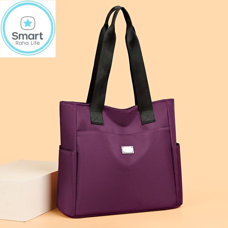 Smartrahalife Fashion PU Leather Tote Bag for Women, 3 Ways to Wear: Shoulder/Crossbody/Handbag, Casual Portable Purse with Local Fast Delivery