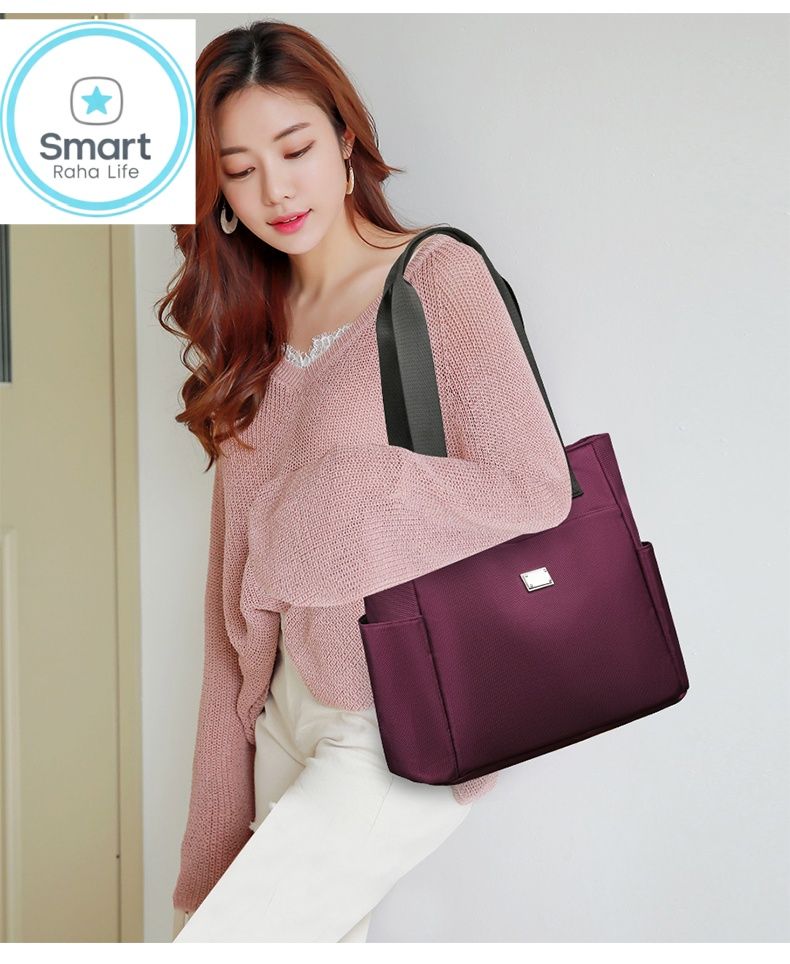 Smartrahalife Fashion PU Leather Tote Bag for Women, 3 Ways to Wear: Shoulder/Crossbody/Handbag, Casual Portable Purse with Local Fast Delivery