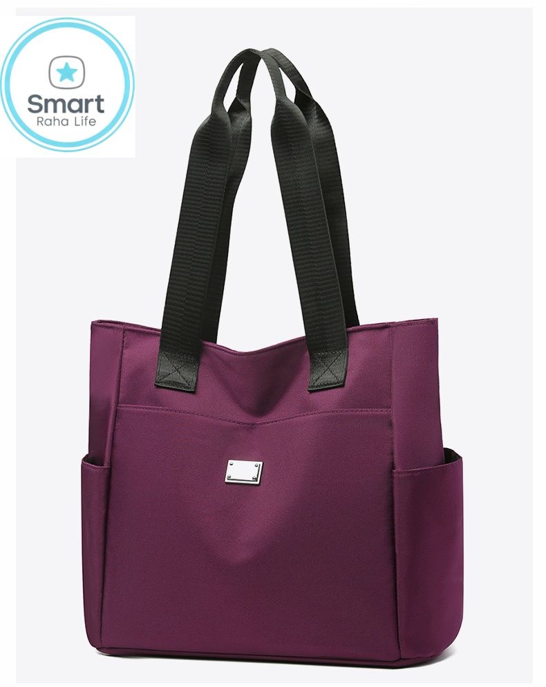 Smartrahalife Fashion PU Leather Tote Bag for Women, 3 Ways to Wear: Shoulder/Crossbody/Handbag, Casual Portable Purse with Local Fast Delivery