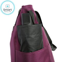 Smartrahalife Fashion PU Leather Tote Bag for Women, 3 Ways to Wear: Shoulder/Crossbody/Handbag, Casual Portable Purse with Local Fast Delivery