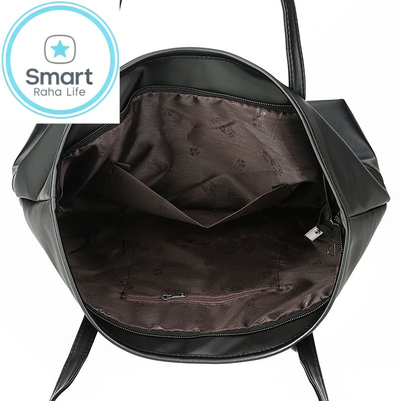Smartrahalife Fashion PU Leather Tote Bag for Women, 3 Ways to Wear: Shoulder/Crossbody/Handbag, Casual Portable Purse with Local Fast Delivery