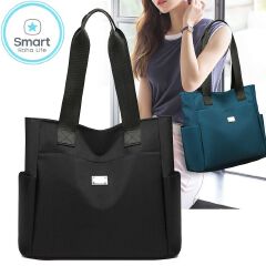 Smartrahalife Fashion PU Leather Tote Bag for Women, 3 Ways to Wear: Shoulder/Crossbody/Handbag, Casual Portable Purse with Local Fast Delivery