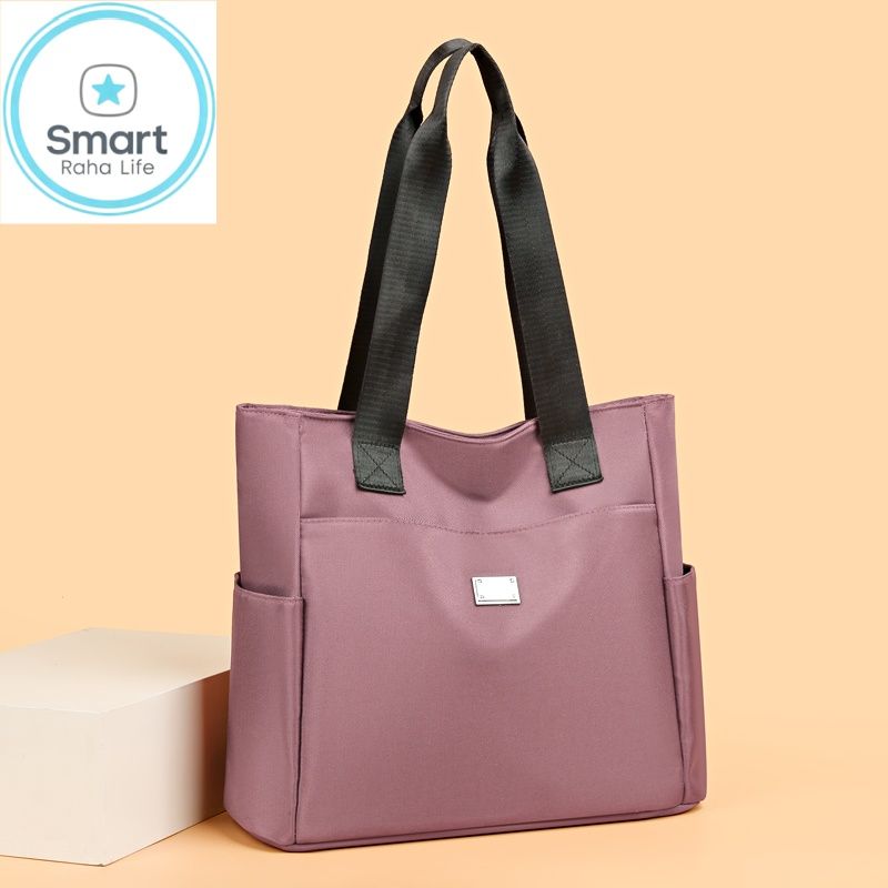 Smartrahalife Fashion PU Leather Tote Bag for Women, 3 Ways to Wear: Shoulder/Crossbody/Handbag, Casual Portable Purse with Local Fast Delivery
