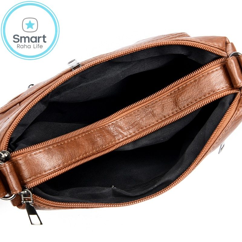 Smartrahalife Fashion Women's PU Leather Shoulder Bag Ladies Handbag Sling Crossbody Purse for Office Work, Casual Daily Use Gift for Her