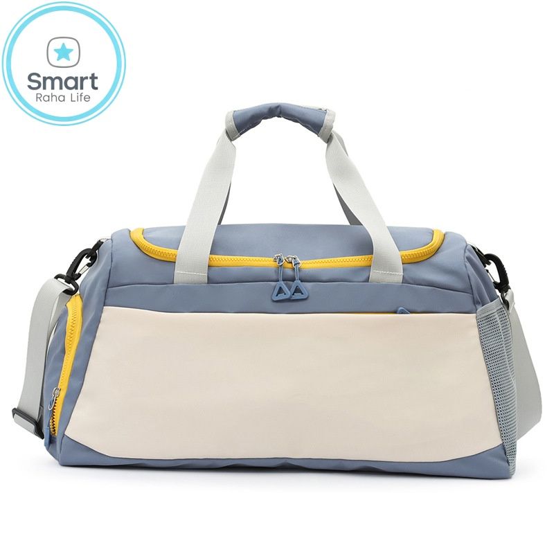 Smartrahalife Fashion Multifunctional Travel Crossbody Bag with Trolley Sleeve Wet Dry Separation Luggage Tote for Gym, Sports & Travel, Hand Luggage Organizer