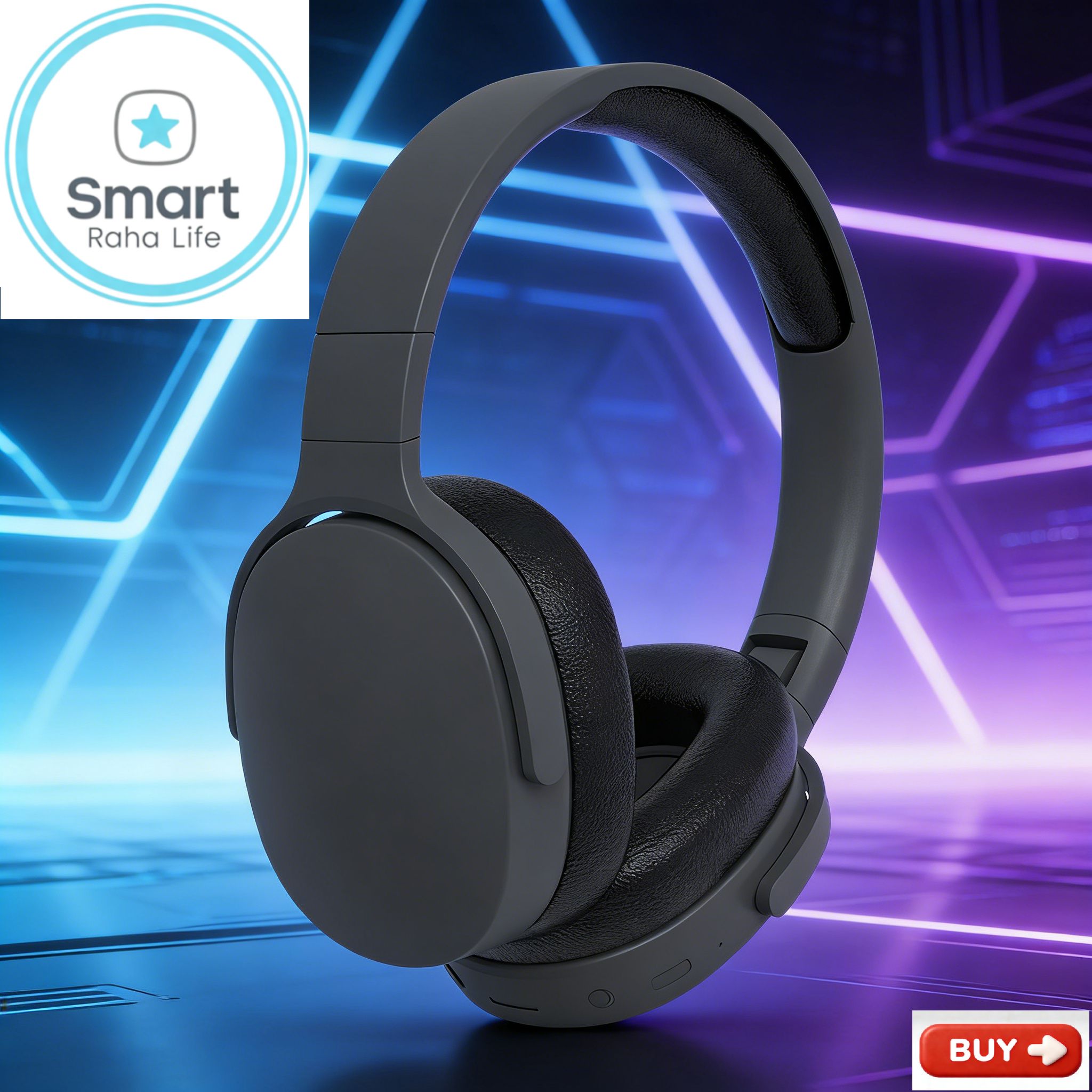 【Promotion】Smartrahalife P2961 Max TWS Headphones Active Noise Cancelling Mic Deep Bass Subwoofer 40H Playtime Bluetooth Earphones Waterproof for iPhone Android Sports Gym Running