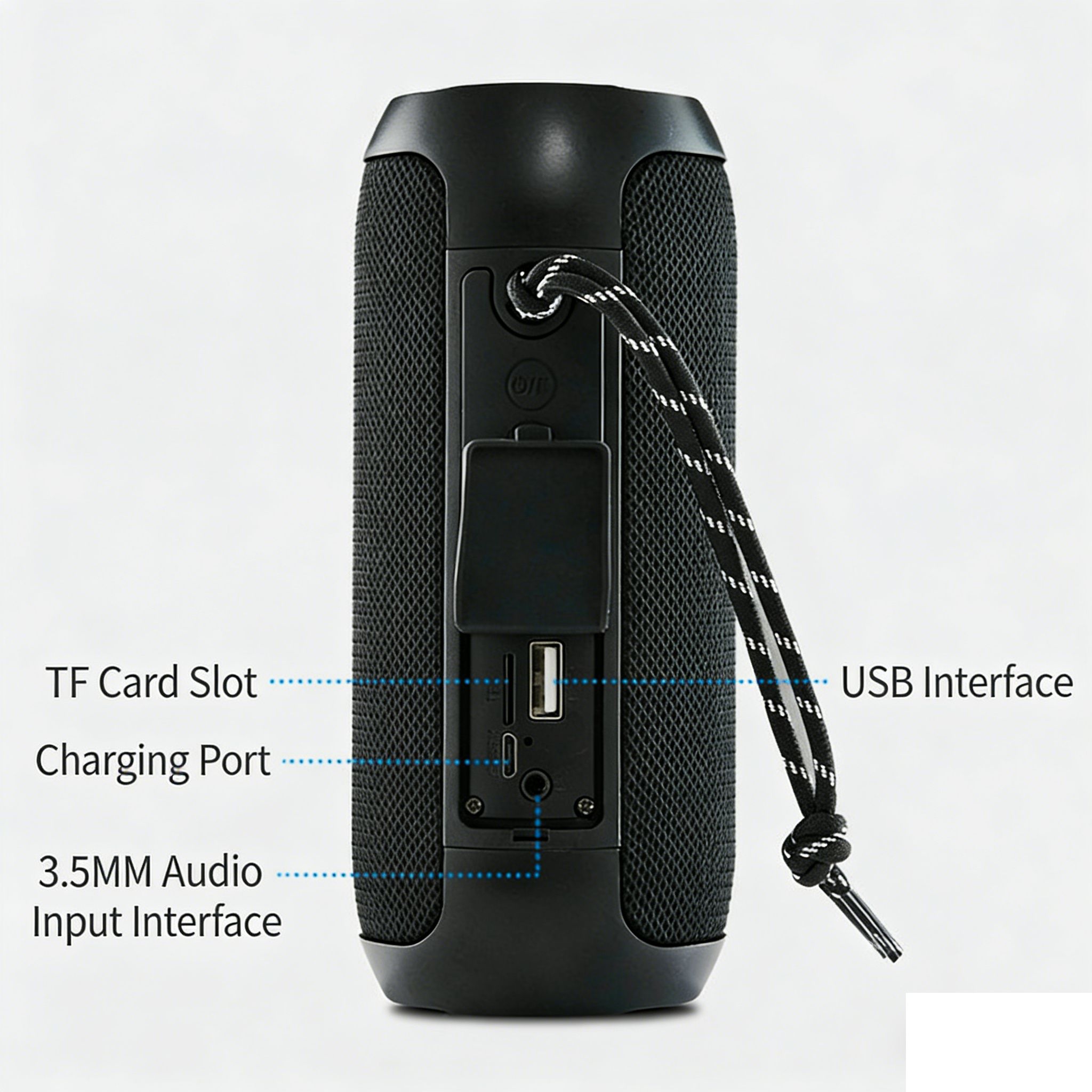 【Promotion】Smartrahalife Wireless Bluetooth Speaker – Home Theater Soundbar with Subwoofer for TV & PC, 4D Surround Sound, TF Card Slot, Portable, Long-Lasting Battery, Great Value Sound System