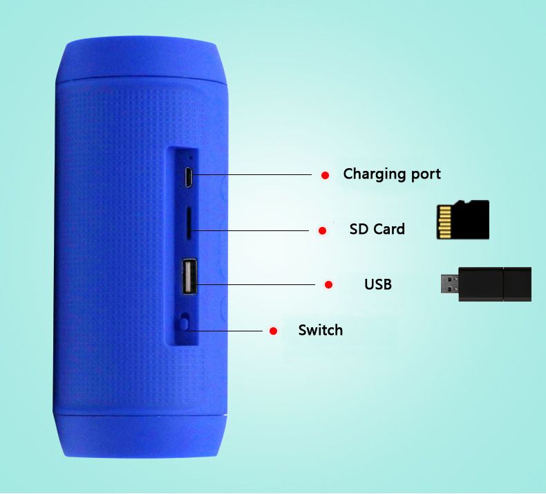 【Promotion】Smartrahalife Wireless Bluetooth Speaker – Home Theater Soundbar with Subwoofer for TV & PC, 4D Surround Sound, TF Card Slot, Portable, Long-Lasting Battery, Great Value Sound System