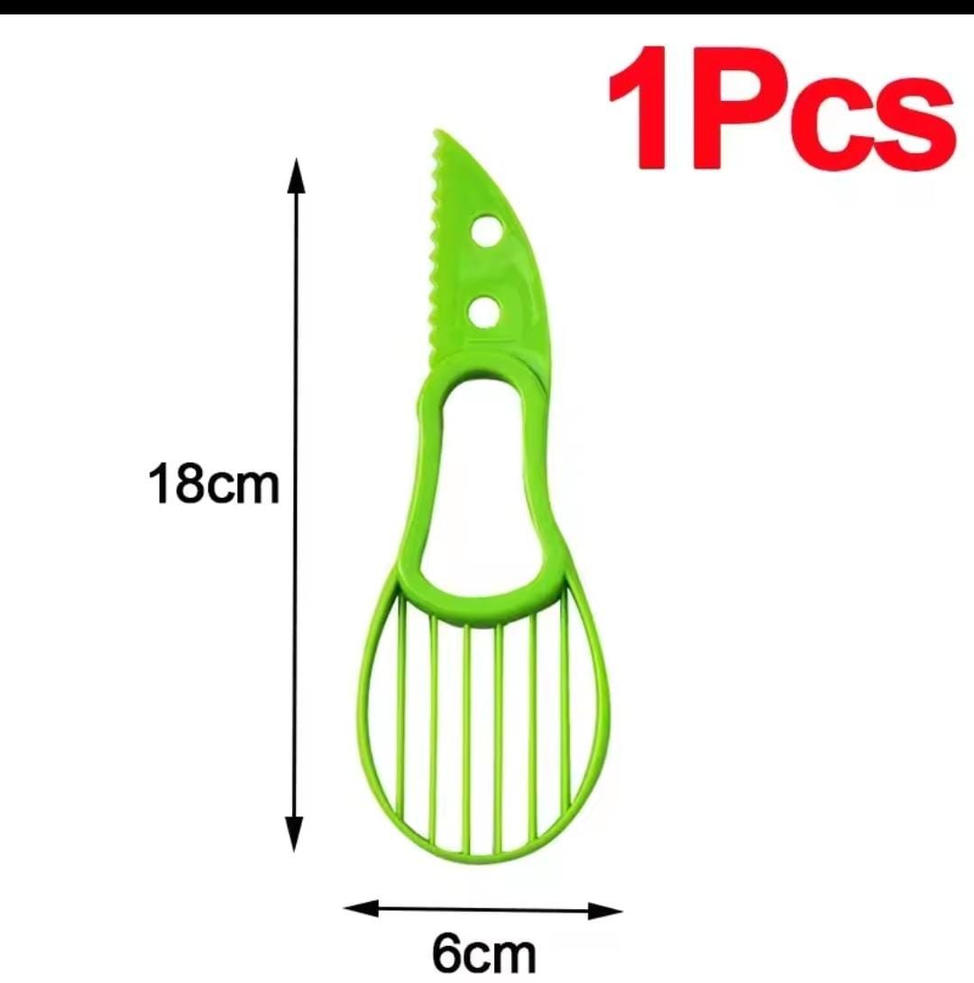 OVACADO SLICER 3 IN 1 AVOCADO PEELER SLICER TOOL - AVOCADO SLICER - AVOCADO CUTTER AND SCOOPER FOR FRUITS & VEGETABLE - AVOCADO PITTER