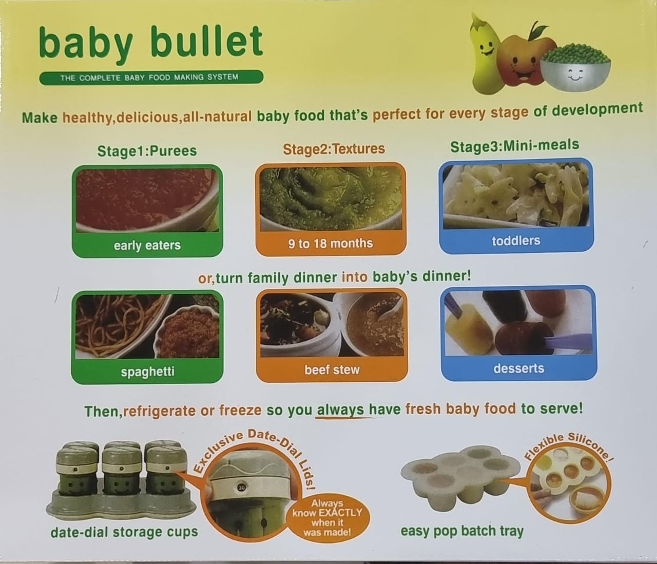 200W BABY BULLET FOOD MAKING SYSTEM N9W BABY FOOD MAKER & FOOD PROCESSOR, UPGRADED 14-IN-1 BABY FOOD BLENDER, PUREE MAKER, PUREE GRINDER FOR FRUIT, VEGGIES, MEAT, BABY FEEDING ESSENTIALS, SHOWER GIFTS