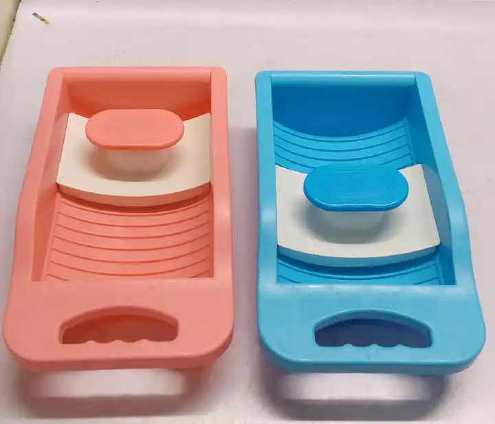 SMALL CLOTHES, SOCKS, INNER WEAR CLEANING BASIN BOARD GADGET PROVIDES AN EFFICIENT SCRUBBING SURFACE TO REMOVE DIRT WHILE BEING GENTLE ON FABRICS.