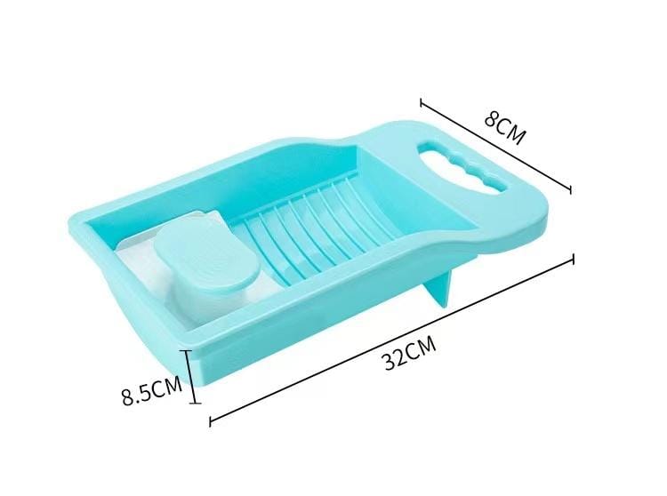 SMALL CLOTHES, SOCKS, INNER WEAR CLEANING BASIN BOARD GADGET PROVIDES AN EFFICIENT SCRUBBING SURFACE TO REMOVE DIRT WHILE BEING GENTLE ON FABRICS.