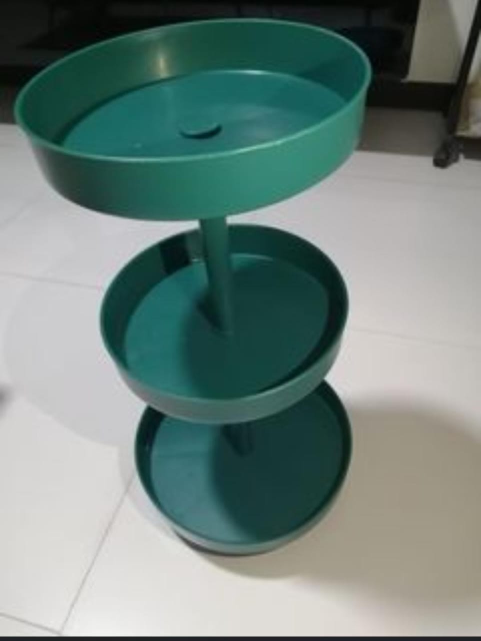 3 TIER ROTATING SHELVING ROTATING PERFUME ORGANIZER,3 TIER LARGE CAPACITY MAKE UP ORGANIZERS AND STORAGE,MAKEUP ORGANIZER FOR BATHROOM, KITCHEN, COSMETIC PERFUME STAND HOLDER