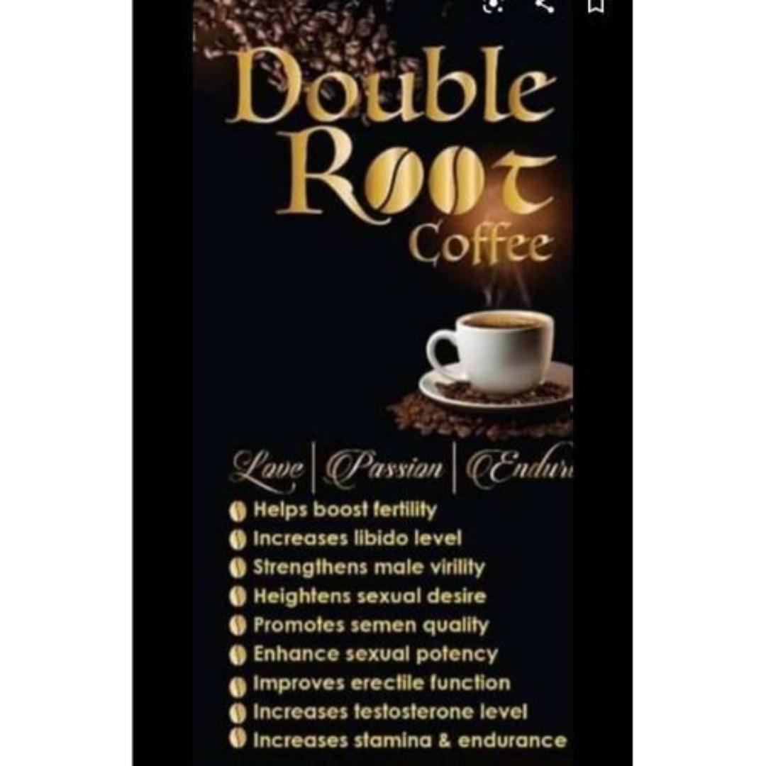 Double root coffee (increase libido, boost fertility, improves erectile dysfunction ,high sex drive (black maca, ginseng tongkat ali,