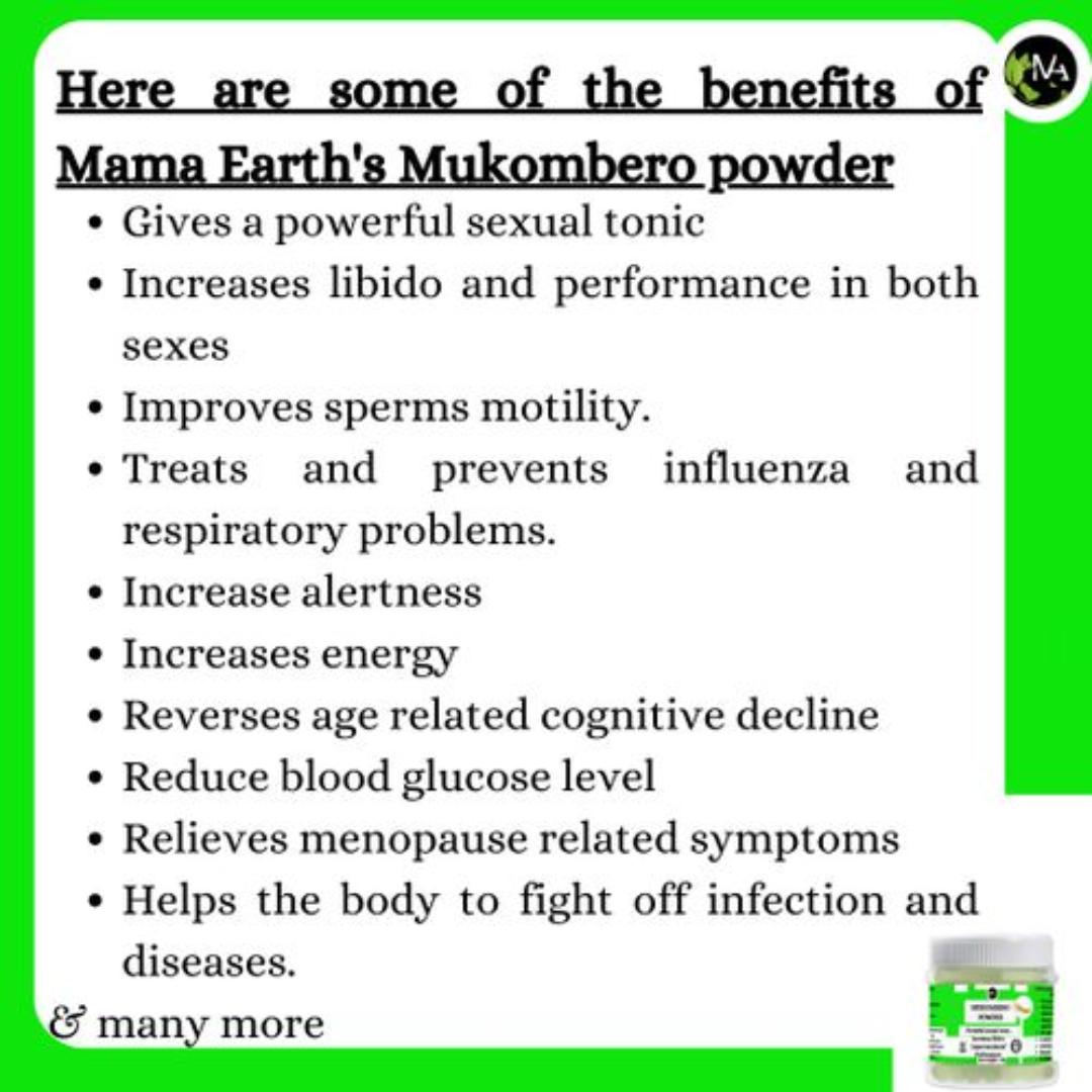 MKOMBERO POWDER (INCREASE ENERGY AND STAMINA, ENHANCE SEXUAL PERFORMANCE BOOST IMMUNITY, INCREASE BED DESIRE, washing teeth