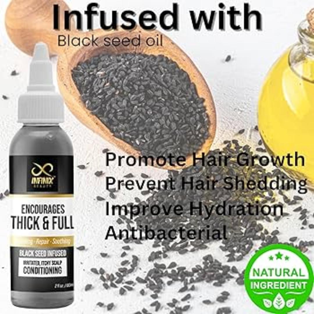 ESSENTIAL BLACK SEED OIL(promote healthy and strong hair,cures respiratory problems
