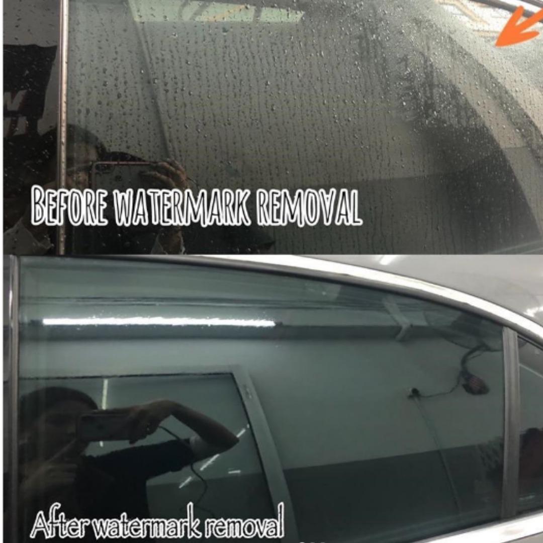 NanoClear Car Windscreen Watermark Remover – Instantly Dissolves Watermarks, Oil Film & Stains
