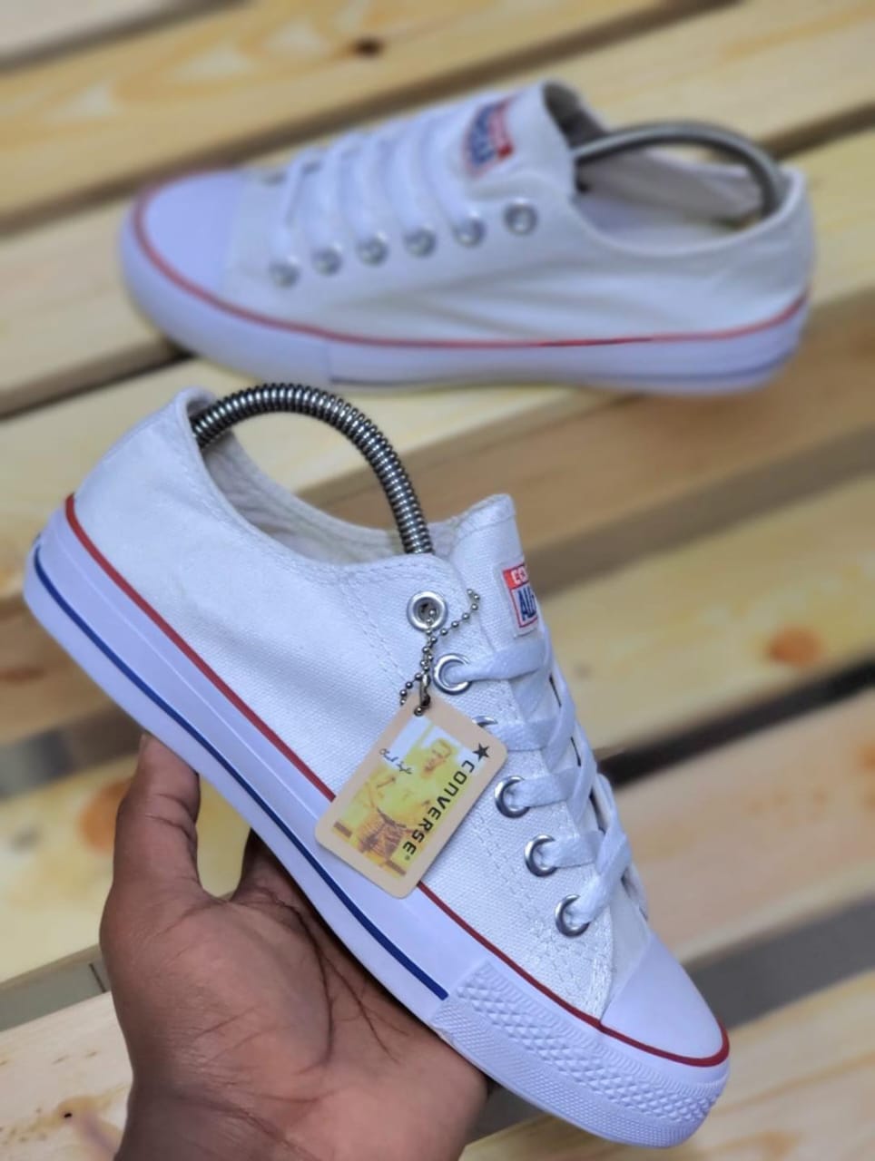 Original💫💫💫💫💫 Cute High Quality Ladies Canvas rubber Shoes🔥🔥🔥Doesnt Fade at all