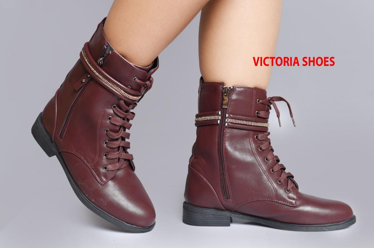 Step out in style with these Women’s Stylish Victorious  Leather Ankle Boots🔥🔥🔥🔥🔥, designed for elegance, comfort, and durability. Featuring a sleek lace-up front, side zipper for easy wear