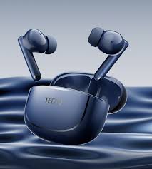 HOT DEALS!!Tecno TWS Buds 4 Noise Cancellation, 37 Hrs Playback, Immersive Sound, IPX5 Earbuds Bluetooth Earphone