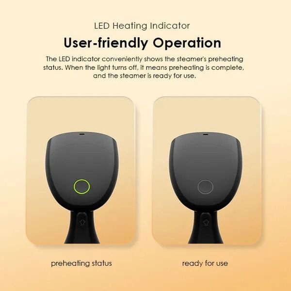 HOT DEALS!!! oraimo SmartSteamer 1500W Handheld Garment Steamer Continuous Steam Output Easy Hanging Ironing Small and Light Detachable Water Tank