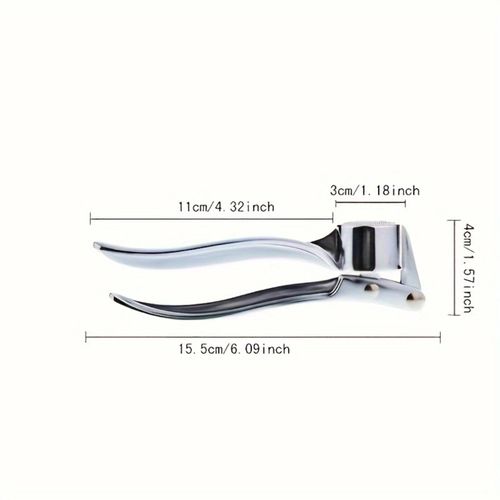 HOT DEALS!!!Premium Stainless Steel Garlic Press Crusher – Heavy Duty Easy Squeeze Garlic Mincer Kitchen Tool