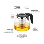 AMAZING DEALS!!High quality Heat resistant borosilicate kitchen glass tea pot with sieve