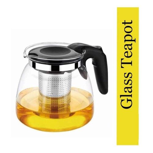 AMAZING DEALS!!High quality Heat resistant borosilicate kitchen glass tea pot with sieve