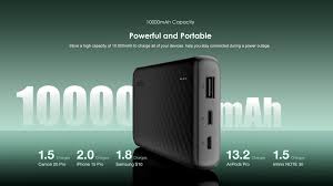 SPECIAL DEALS!!  Oraimo OPB-P5101 10000mAh Powerbank Fast Charging 2 Outputs with Built-in Charging Cable Power Banks