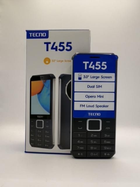SPECIAL OFFER!! TECNO T455:| 3.0" QVGA LCD Screen | 8MB RAM+8MB Storage Expandable Upto 32GB | 2000mAh Battery | Dual SIM | LED Torch | Upto 1000 Contacts & 500 SMS | FM Radio | MP3/MP4 | Kabambe