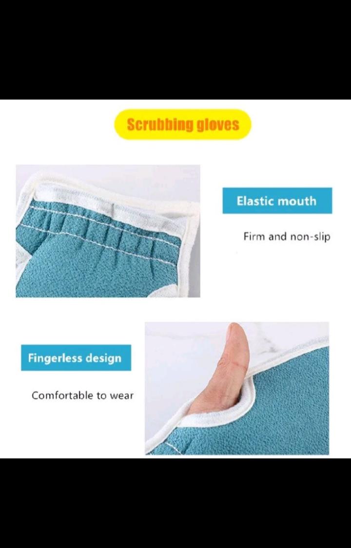 3-in-1 Luxury Exfoliating Shower Kit – Back Scrubber, Bath Glove & Soft Body Loofah ✨️