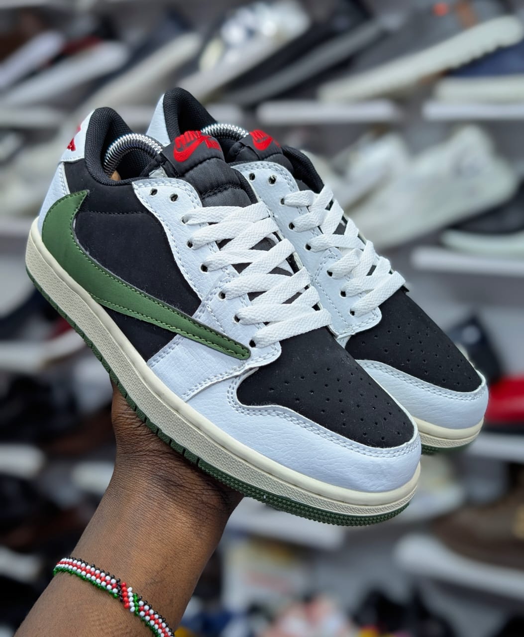 🔥 On Offer Air Jordan 1 Retro Low Cut Travis Scott Mocha Inspired Customized SB Dunk & Jordan Style High-Quality Sneakers – Premium Streetwear Trainers with Durable Rubber Sole, Cushioned Comfort