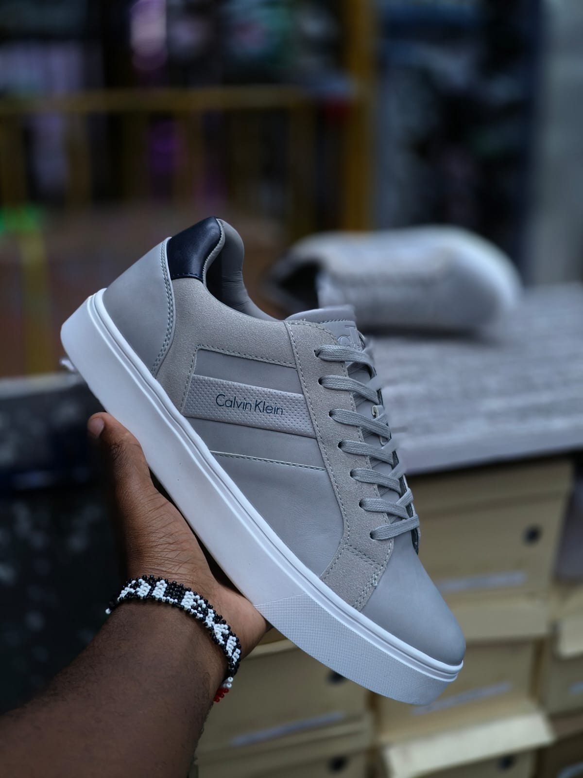 Casual Men Sneakers – Casual Lace-Up Trainers with Smooth Synthetic Upper, Cushioned Comfort Insole, Durable Rubber Sole, Elegant Everyday Lifestyle Footwear