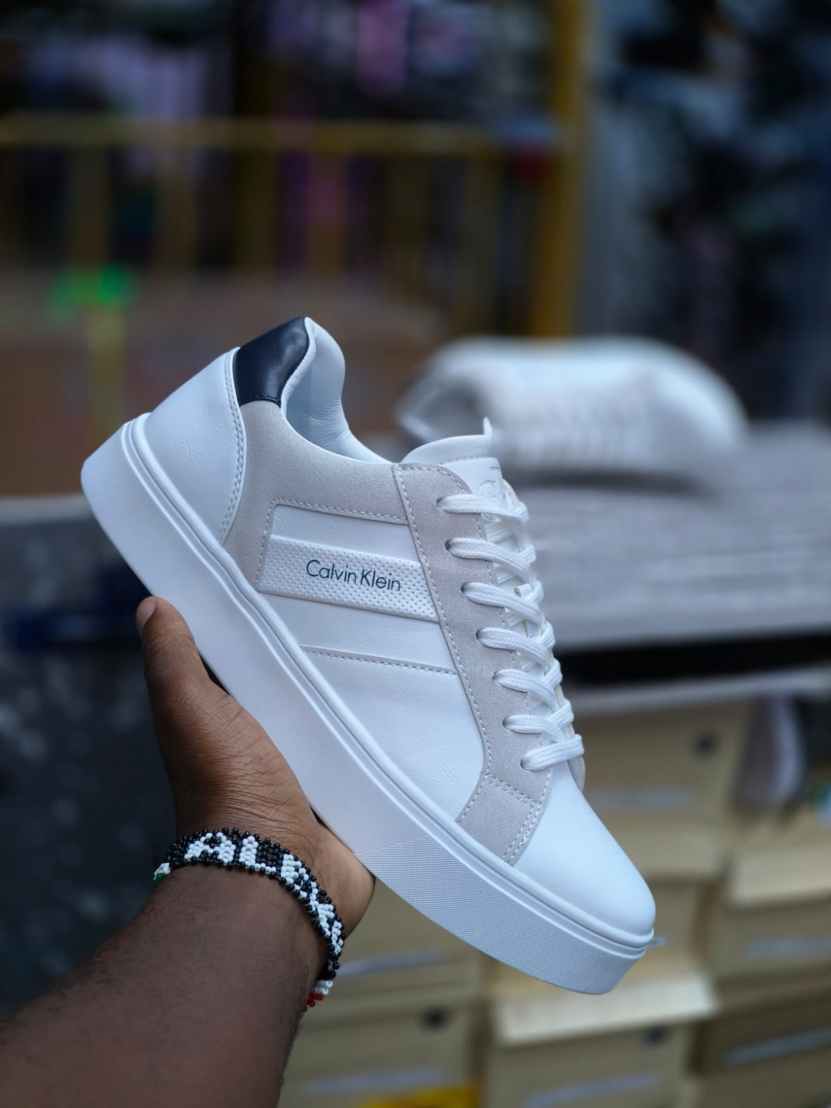 Casual Men Sneakers – Casual Lace-Up Trainers with Smooth Synthetic Upper, Cushioned Comfort Insole, Durable Rubber Sole, Elegant Everyday Lifestyle Footwear