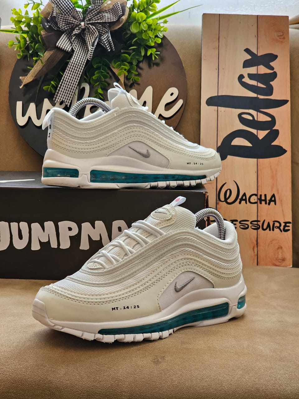 Air Max 97 Style Unisex Sneakers – Lightweight Air Cushion Running Shoes, Breathable Sport Trainers, Comfortable Street Fashion Casual Sneakers for Men and Women Everyday Wear - Generic