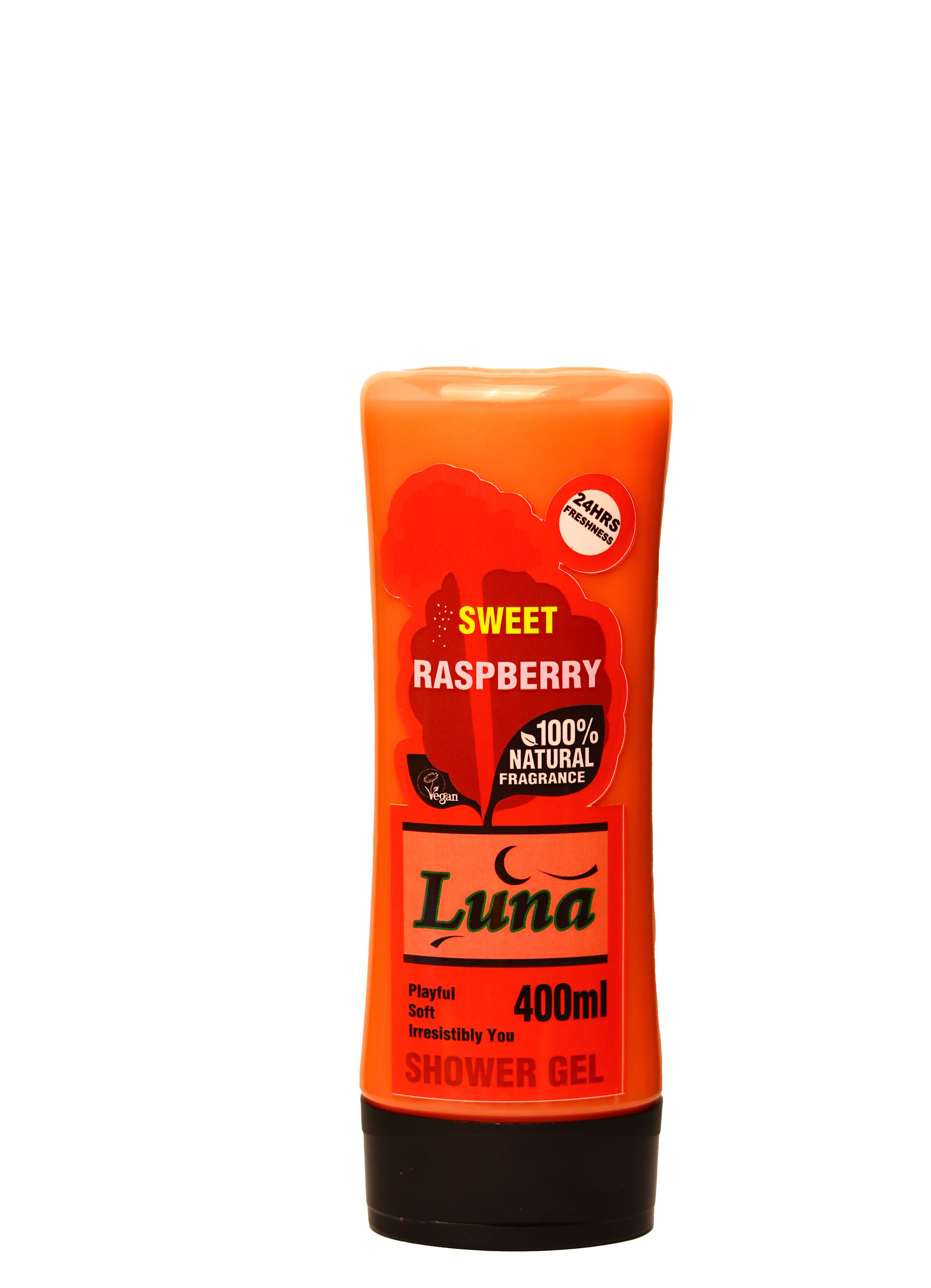 LUNA SWEET RASPBERRY SHOWER GEL 400ML